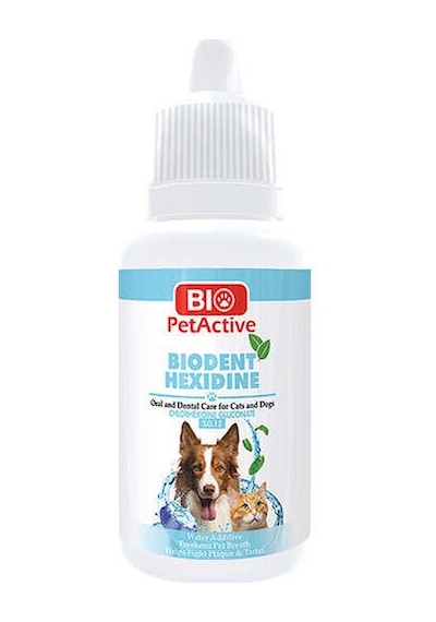 Bio Petactive Biodent Hexidine Kedi Ağız ve Diş Bakım Solüsyonu 50 ML