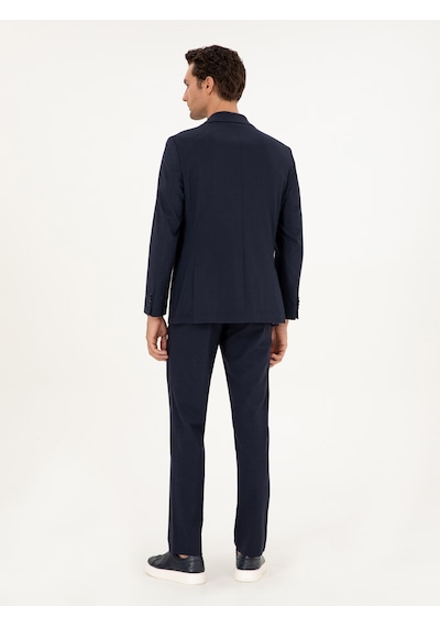 Cacharel Koyu Lacivert Slim Fit Takım Elbise Cacharel Koyu Lacivert Slim Fit Takım Elbise