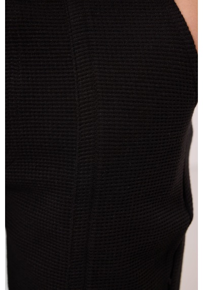 Tommylife Siyah Pamuklu Yumuşak Dokulu Standart Fit Basic Erkek Çocuk Şort - 11289 Siyah