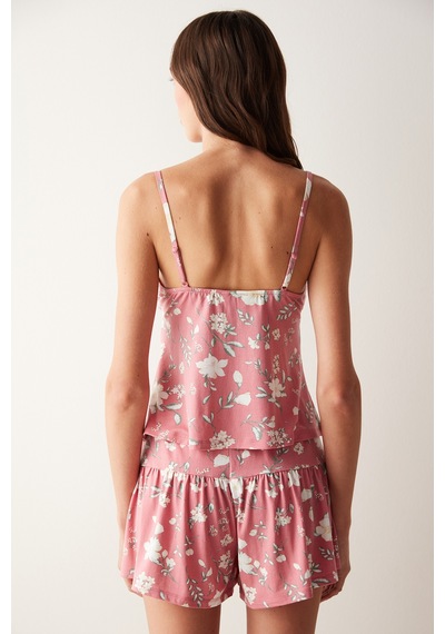 Penti Floral Atlet Pembe Pijama Üstü Gülkurusu