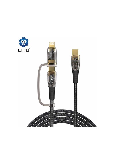 Lito-type C-type C+lightning 2in1 Hızlı Kablo-ld12