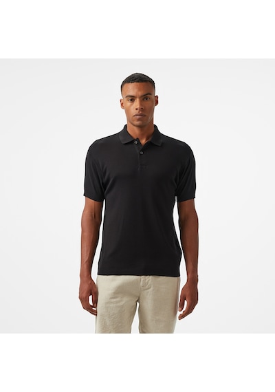 Nautica Erkek Siyah Classic Fit Polo Düz K55329t Siyah