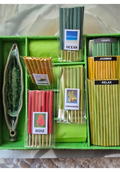 Kayık Kase'li Tütsü Seti