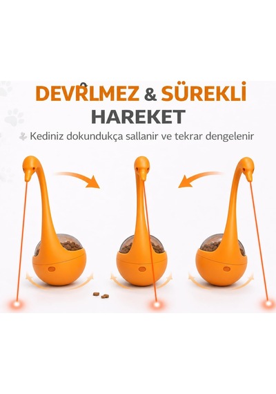 İnteraktif Kedi Oyuncağı Lazerli Mama Dispenseri Pembe Otomatik Hareketli Kedi Oyunu, Lazer Pointer Kedi Oyuncağı, Denge Oyuncak, Ödül Mamaları İçin Piller Dahil İnteraktif Kedi Oyuncağı Lazerli Mama Dispenseri Pembe Otomatik Hareketli Kedi Oyunu, Lazer Pointer Kedi Oyuncağı, Denge Oyuncak, Ödül Mamaları İçin Piller Dahil
