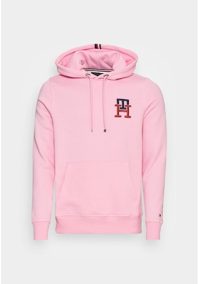 Tommy Hilfiger Byan Kapşonlu Sweatshirt Cepsiz Açık Pembe