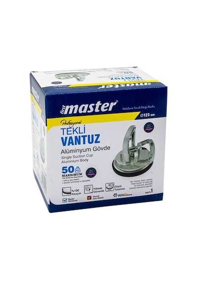 Master 507605 Alüminyum Gövde Tekli Cam Vantuzu