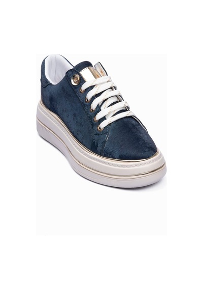 Mubiano Kadın Sneaker Kadife Desenli Gold Detaylı Kalın Tabanlı Spor Ayakkabı Lilium Lacivert Lacivert Mubiano Kadın Sneaker Kadife Desenli Gold Detaylı Kalın Tabanlı Spor Ayakkabı Lilium Lacivert Lacivert