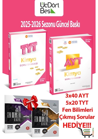 345-tyt Ayt Kimya 2026 Model Soru Bankası Seti Hediyeli