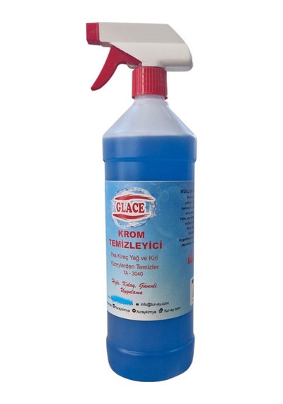 Krom Temizleyici 1 Litre Pas, Kireç, Yağ Ve Kir Çözücü 1 L / Krom Temizleme 1 Litre Paslanmaz Çelik Ve Krom Temizleyici Diğer