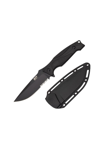 Smith Wesson M&p M2.0 Shield Clip Point Black Oxide Fixed Blade Taktik Kamp Bıçak Siyah