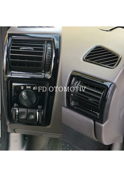 Opel Astra G Konsol Kaplama Parlak Siyah Manuel Vites , Analog Klima