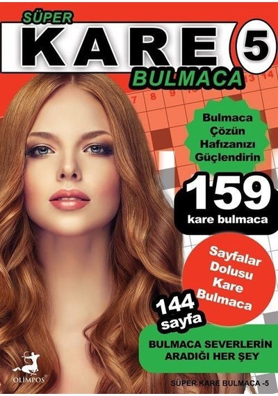 Süper Kare Bulmaca - 5 - Bertan Kodamanoğlu - Olimpos Yayınları