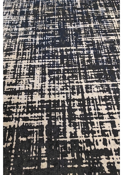 Modern Gri Yıkananabilir Mutfak Halısı Kaymaz Dekoratif Kilim