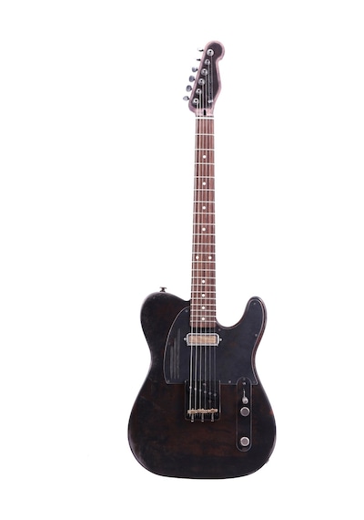 James Trussart Steelcaster Elektro Gitar - Black