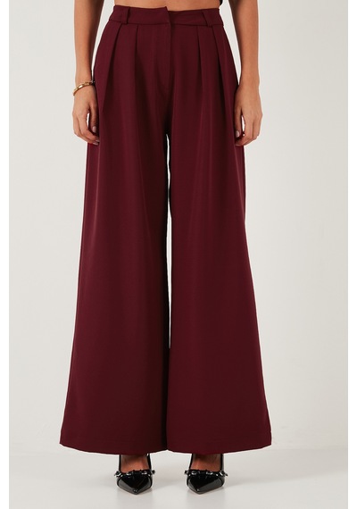 Lela Bayan Pantolon 6522016 Bordo Bordo