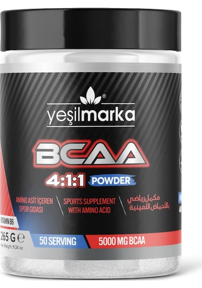 Yeşilmarka Vegan BCAA - Aromasız 265 Gr