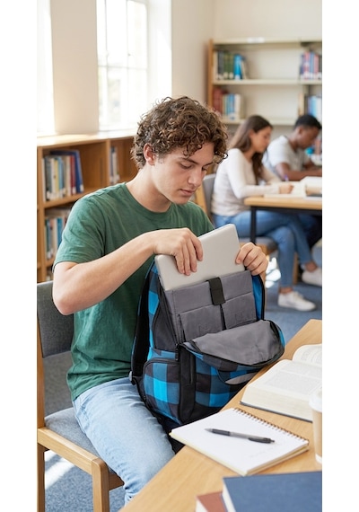 Sol - Marvin Unisex 15 Laptop Sırt Çantası Mavi/siyah