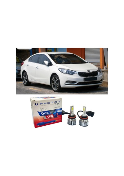 Kia Cerato Led Xenon Uzun + Kısa Far Ampulü H4 Duo Yeni Seri Beyaz 2003-2012