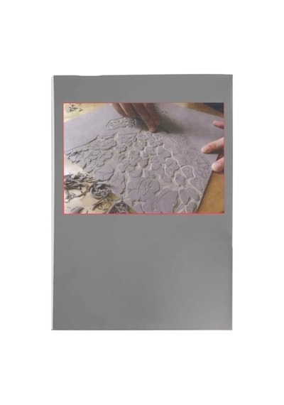 Linol Tabaka Levhası A3 30x42 Cm 2mm Gri 1 Adet Linolyum Tabaka Gri Linol Muşamba Baslı Levha Diğer