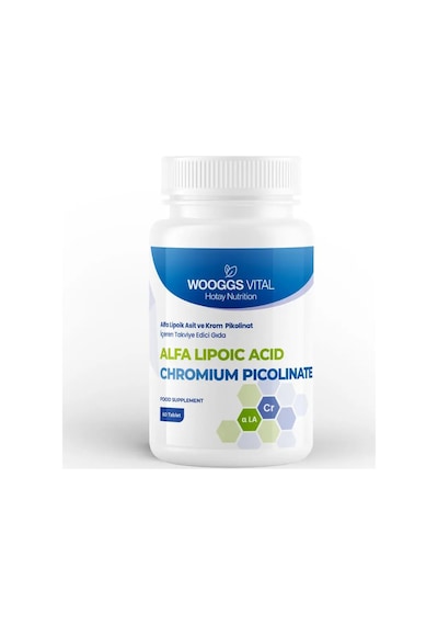 Wooggs Vital Alfa Lipoic Asit Ve Chromium Picolinate İteg 60 Tabl Diğer