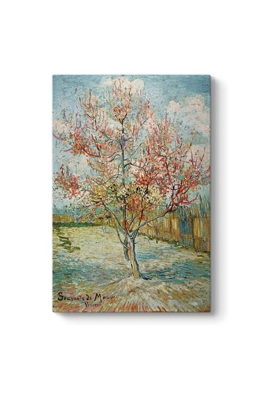 Vincent Van Gogh - Pembe Şeftali Ağaçları Tablosu 100 X 140
