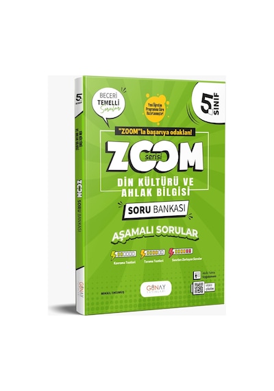 Günay Yayınları 5. Sınıf Zoom Soru Bankası Yeni 5 Kitap Seti