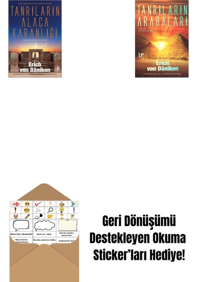 Tanrıların Alacakaranlığı + Tanrıların Arabaları + Okuma Sticker'ları