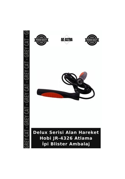 Delux Serisi Alan Hareket Hobi Jr-4326 Atlama İpi Blister Ambalaj