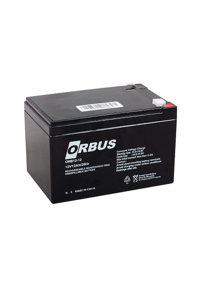 12 V 12 Ah-amper Ups Kuru Tip Agm Orbus.pilsan Uyumlu