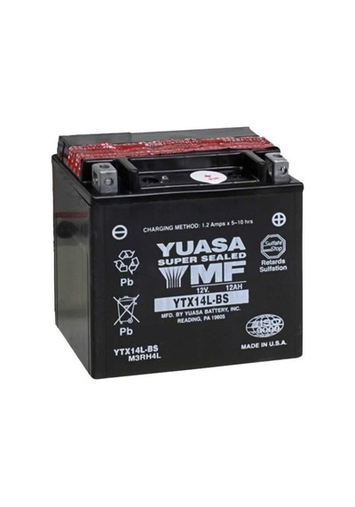 Harley Davidson Uyumlu Xl Sportster 883-1200 / Xg Street 500-750-yuasa Ytx14l-bs 12v/12ah Akü-9067430431805