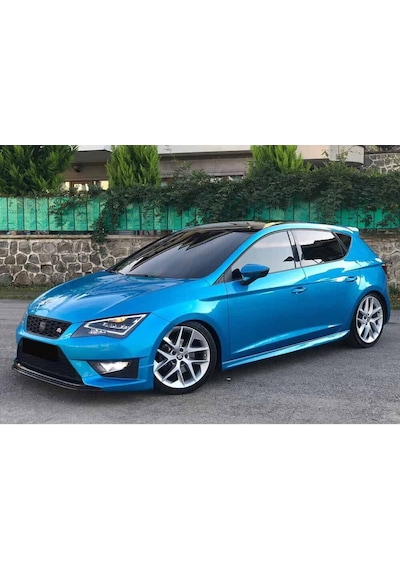 Seat Leon Mk3 Aero Yan Marşpiyel Seti Mat Siyah Plastik 2 Adet 2012-2020