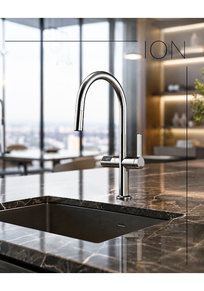 Ion Serisi Kuğu İnox Evye Bataryası Acar 33.01.300 Inox