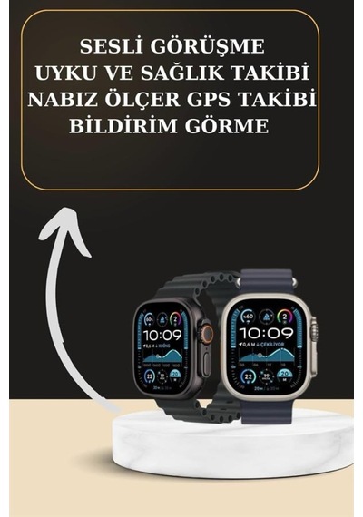 Akıllı Saat Sesli Görüşme Titreşimli Gps Bağlantısı Müzik Dinleme Sosyal Medya Bildirimleri