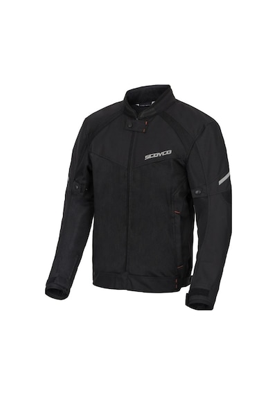 Scoyco Jk118 Motosiklet Montu Yazlık Fileli Dayanıklı Kanvas Kumaş Motorcu Mont Siyah