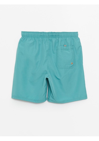 Lcwaıkıkı Classic Turkuaz Kısa Boy Basic Erkek Deniz Şortu