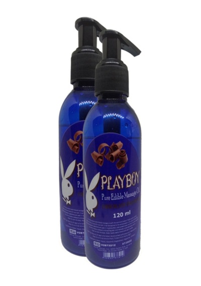 Playboy Pure Edible Massage Oil 120ml Çikolata Aromalı Masaj Yağı 2 Adet