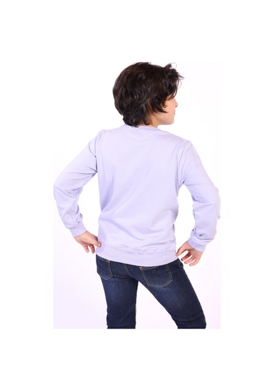 Toontoy Kids Toontoy Erkek Çocuk Creatıve Innovatıve Baskılı Sweatshirt Mavi