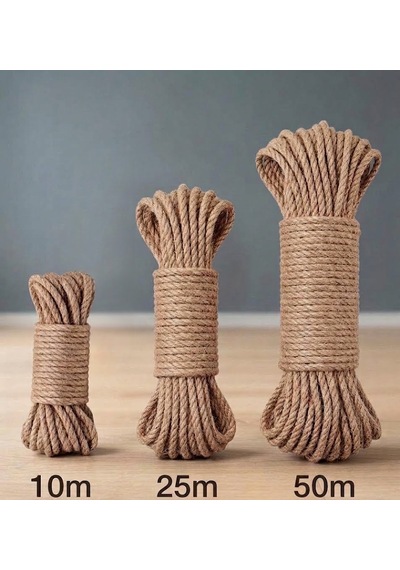 Kedi Tırmalama İpi - 8mm Jüt Halat X 25 Metre