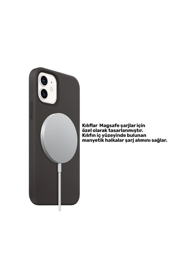 Nettech Apple Uyumlu iPhone 12 Pro Magsafe Wireles Seri Arka Koruma Kılıf - Turuncu Turuncu