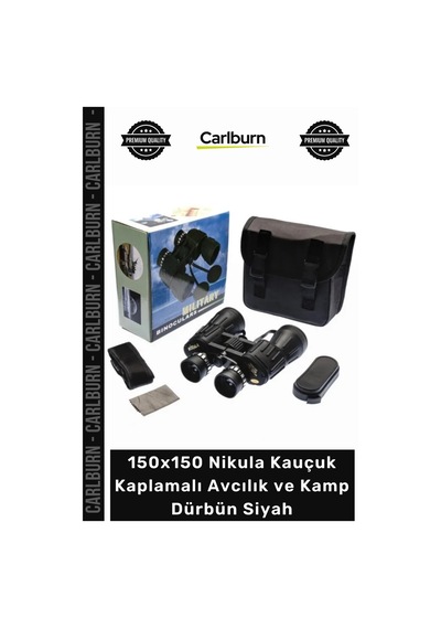 Özel Üretim Profesyonel Net Optik Zoom 150x150 Nikula Kauçuk Kaplamalı Avcılık Kamp Dürbün Siyah Diğer