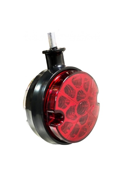 Ahmet Otomotiv 2 Adet 38 Ledli Ayna Altı Küpe Led Lamba Kırmızı-beyaz 12v-24v