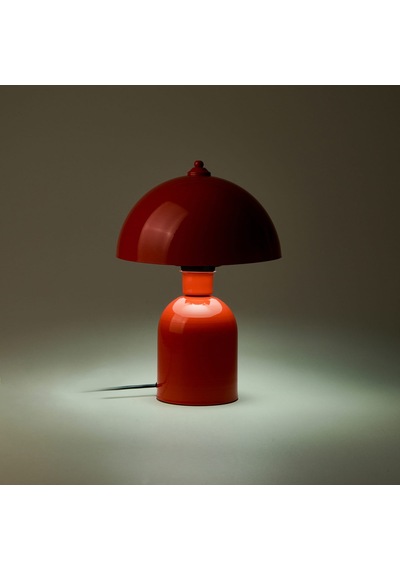Lighting Metal Mantar Abajur - Turuncu - 40 Cm Çok Renkli