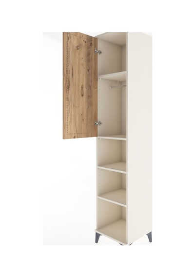 Hyperion Dolap 4 Raflı Tek Kapaklı Tek Askılı 44x44x221 Aytaşı-çam Aytası Hyperion Dolap 4 Raflı Tek Kapaklı Tek Askılı 44x44x221 Aytaşı-çam Aytası