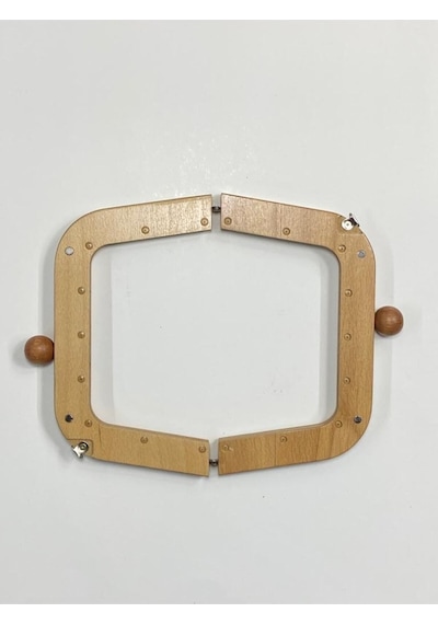Karantuhafiye Ahşap Çanta Bursu 22 Cm Ham Ahşap Ham Ahşap Çok Renkli