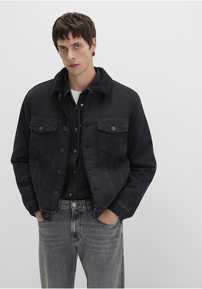 Mavi Erkek Zander Black Sherpa Classic Denim 0111214-89117 Antrasit