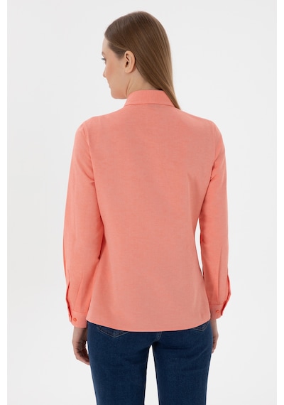 U.s. Polo Assn. Kadın Nar Çiçeği Gömlek Basic 50307726-vr039 Nar Cıcegı
