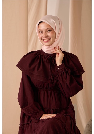 Silk Home Düz Shiny Eşarp 75006-71 pembe