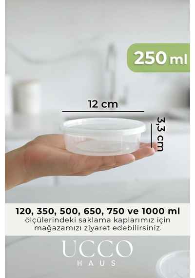 500 Adet 250 Ml Mikrodalga Buzluk Sosluk Buzluk Saklama Kabı, Et Suyu, Kemik Suyu Mutfak Organizeri Şeffaf
