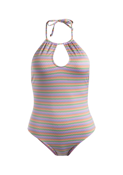 Roxy Wavy Strıpe One Pıece Xnbm Çok Renkli