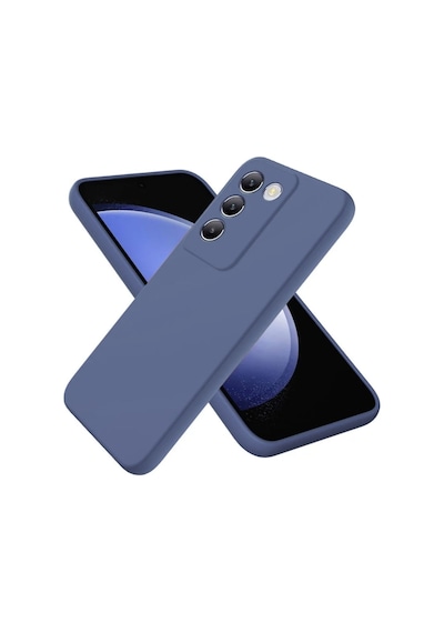 Vivo V30 Lite Uyumlu Silikon Kılıf - Kamera Korumalı Esnek Pastel Renk Kapak - Lacivert